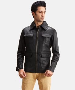 Black Four Pocket Jacket Zoom